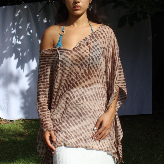 Vintage Deadstock Summer Resort Kaftan